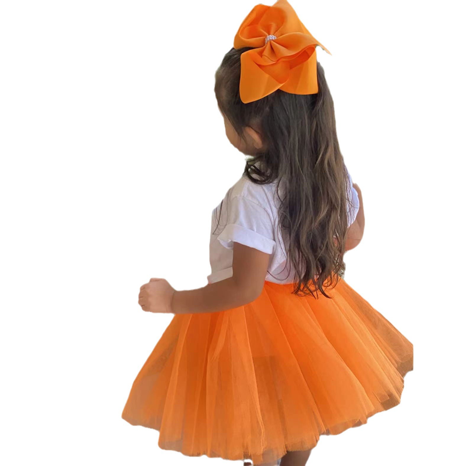 Amazon cinco capas Tutu falda niños más horquilla falda infantil traje accesorios para el cabello princesa vestido joyería caja de regalo al por mayor
