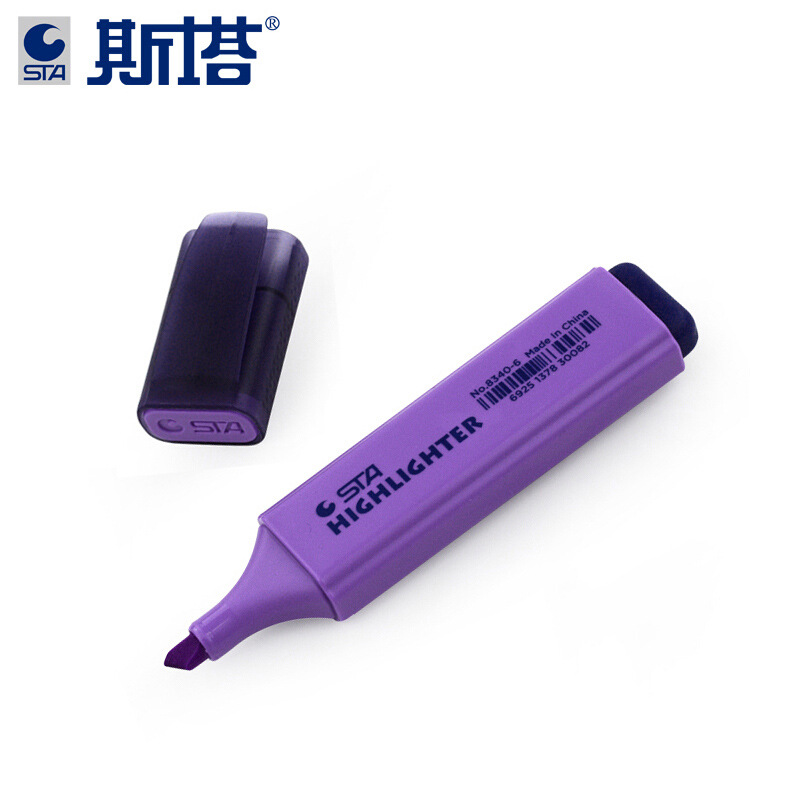 STA Star8340 de gran capacidad, diseño profesional clásico, marcador en color fluorescente, bolígrafo especial de alto brillo