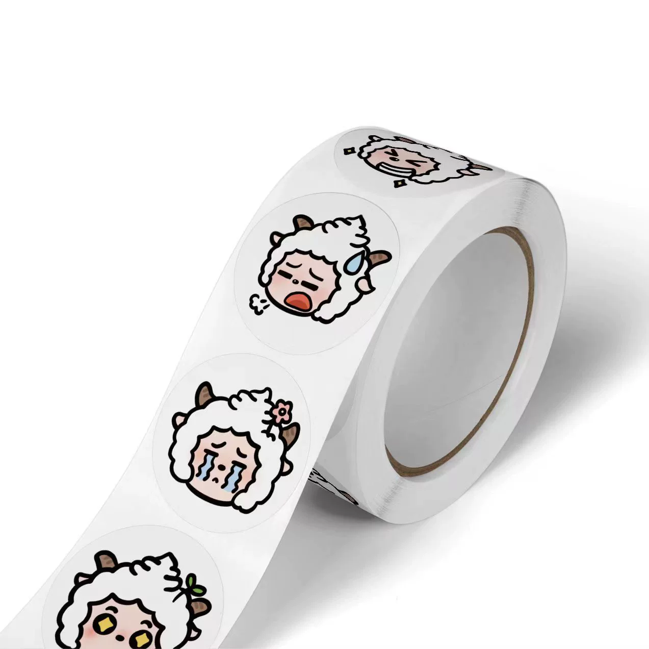 Sticker Roll (Hello Kitty) round cartoon stickers, assorted designs, birthday gift pack