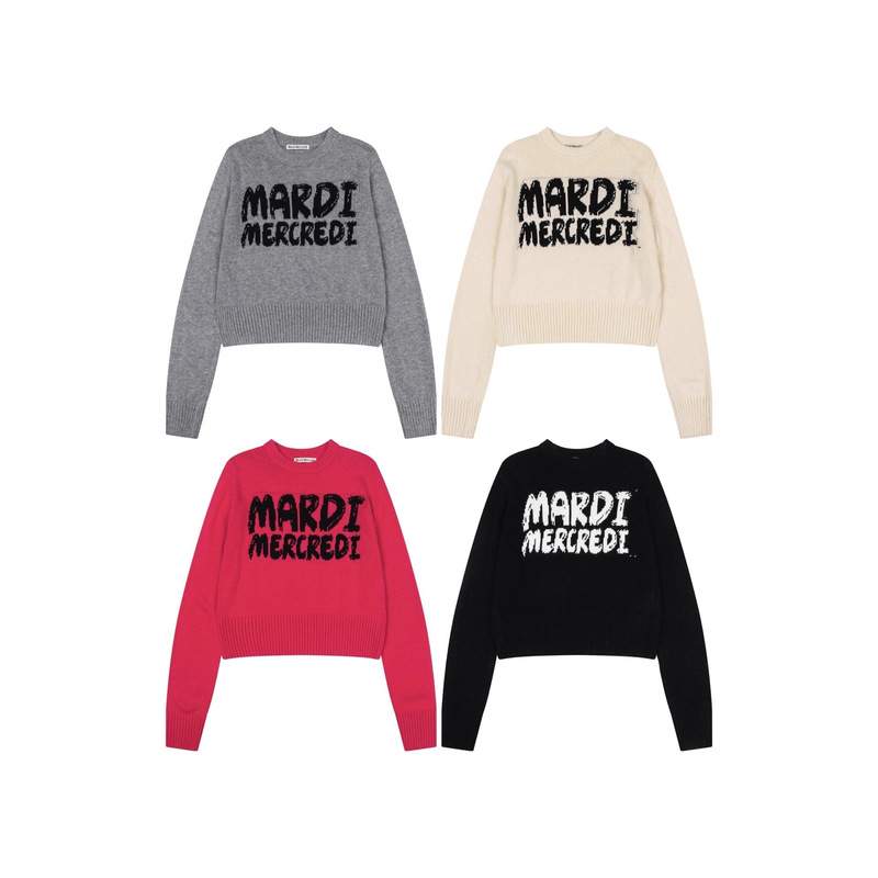 {Top Replica} Mardi Korean Trendy Brand Autumn and Winter Style Small Daisy Women's Casual Slim-Fit Knitted Long-Sleeve Sweater {Top Replica} Mardi Korean Trendy Brand Autumn and Winter Style Small Daisy Women's Casual Slim-Fit Knitted Long-Sleeve Sweater