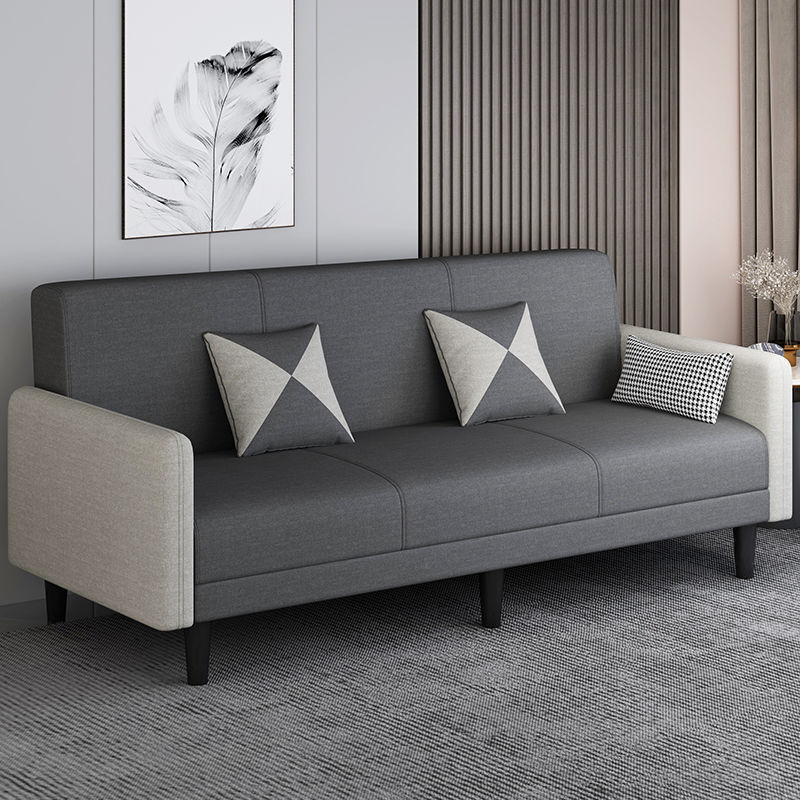 Off-white + dark gray (linen) / Double seat - total length including armrests 1.4m : without pillow