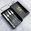 L Huang Court Cross -border Amazon Western Tableware Hollow Rongs Spoon European -style Hotel Bulls Blade Blade Blade