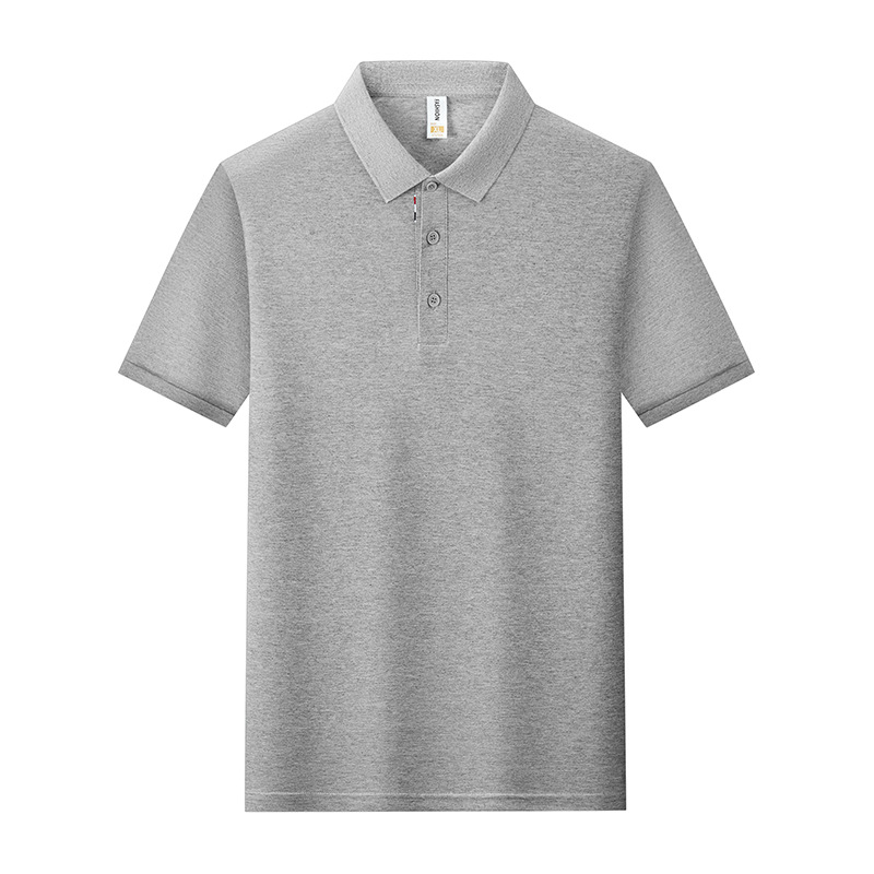 7A antibacteriano fresco poliéster algodón amoniaco solapa elástica verano manga corta ropa de trabajo camiseta polo logotipo personalizado