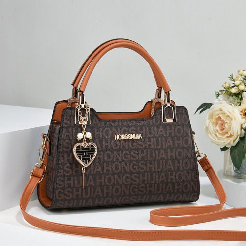 Leisure and elegant mid-aged mother bag for ladies, handbag for commuting, large capacity,  new fashion, versatile crossbody bag