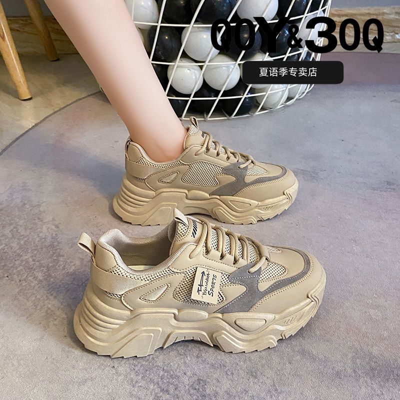 Zapatos deportivos de primavera y otoño nuevos zapatos deportivos de estilo nacional transpirables de estudiantes de estilo de mujer