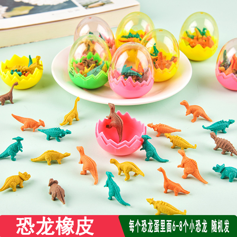 10 borradores de huevos de dinosaurio