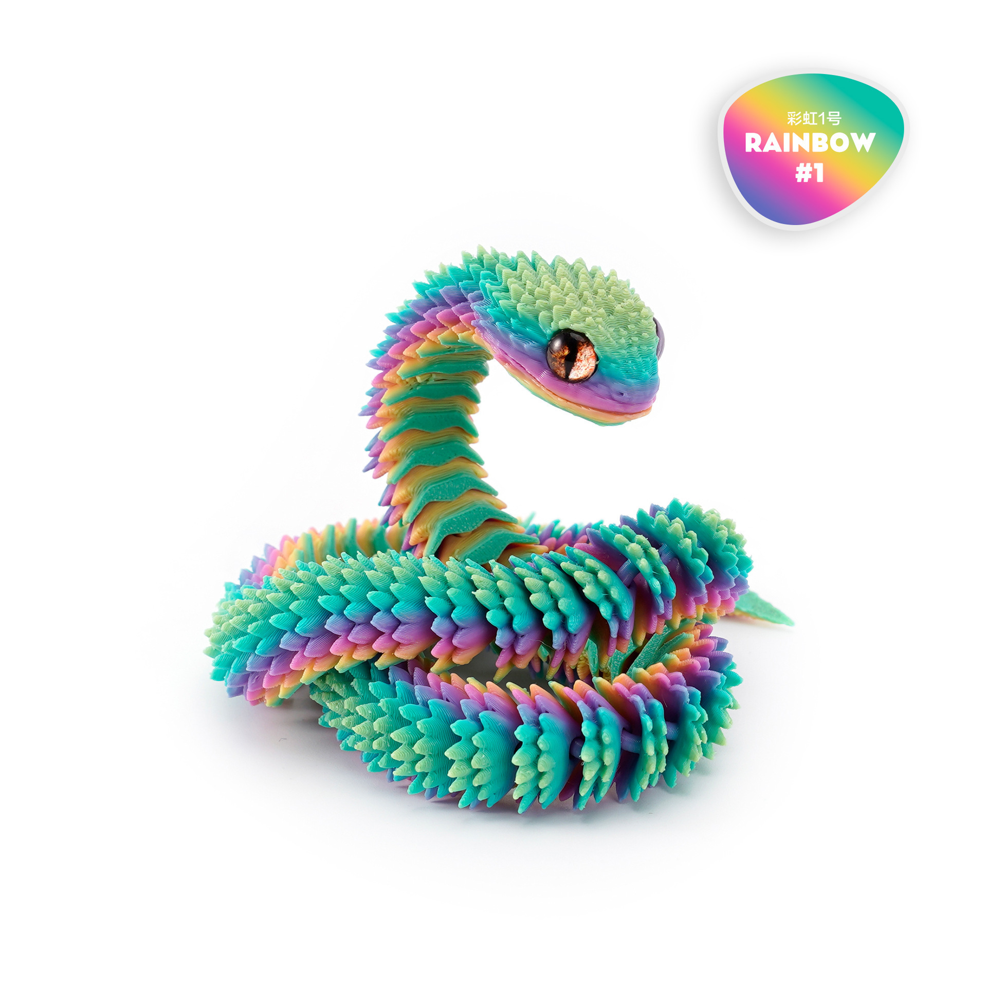 30CM-바이퍼 레인보우 캔디 [고품질 PLA]