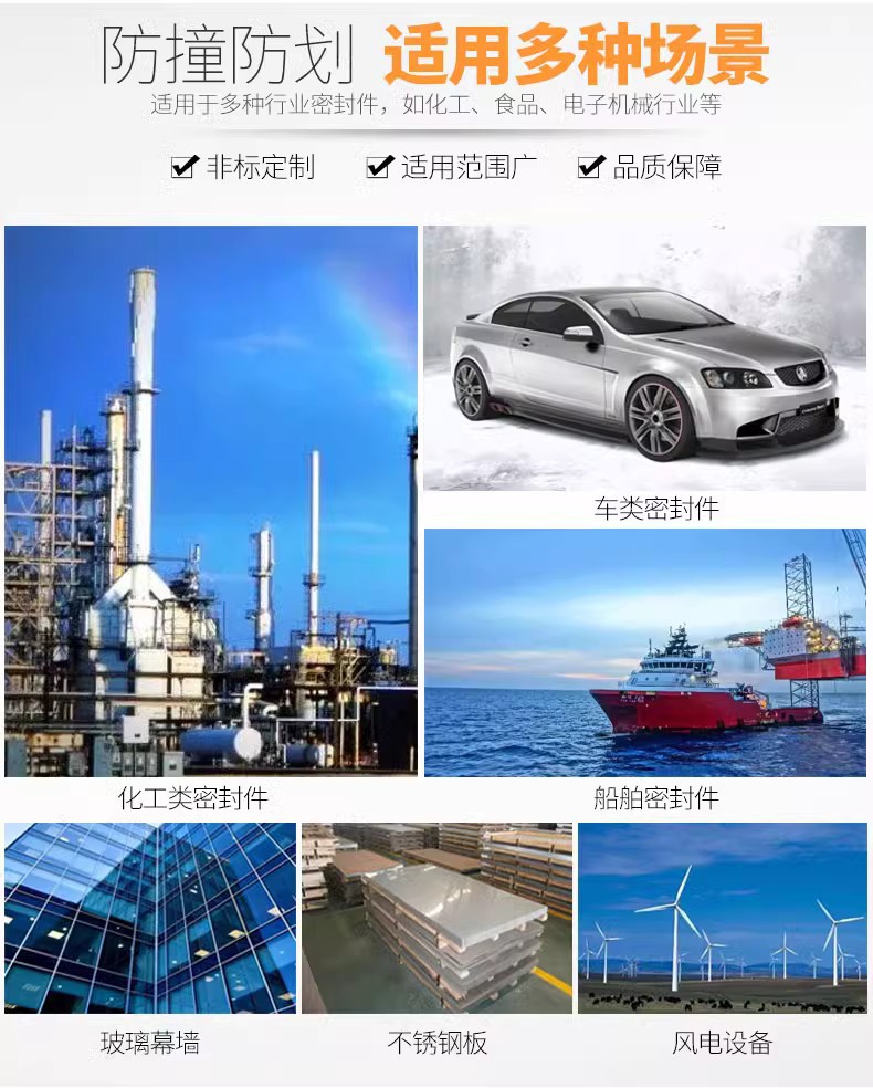 车门防撞条,骨架包边密封U型装饰条,机械钣金汽车装饰防划伤橡胶条