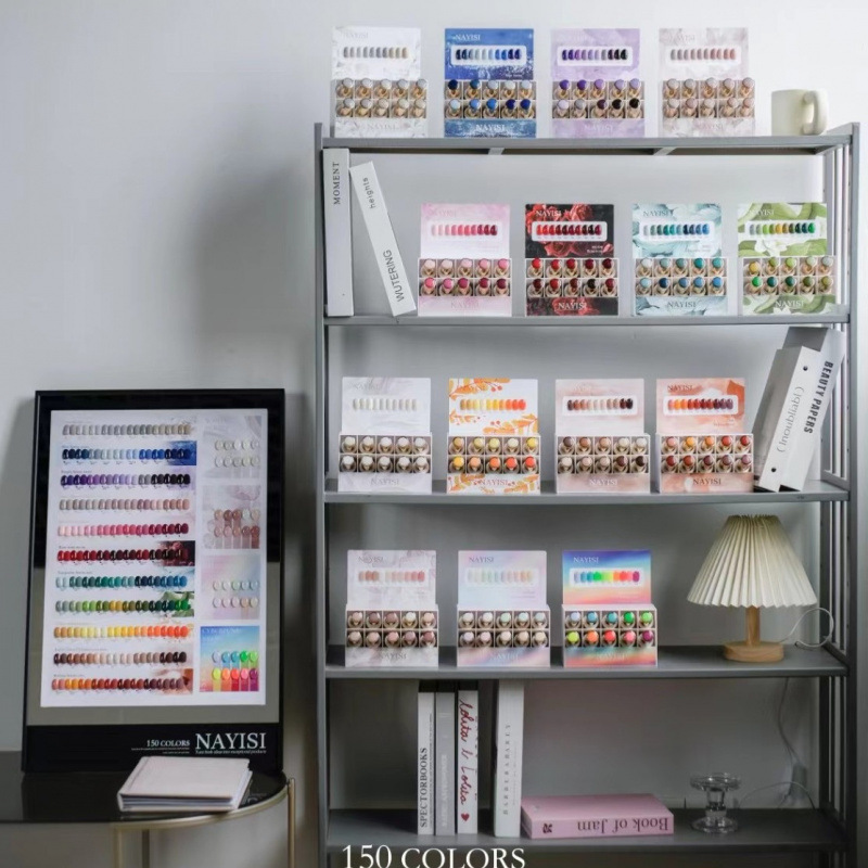 Nayisi 150-Color Nail Polish Gel Set, New Product from the Beauty Expo, High-End Nail Gel, Quick-Drying