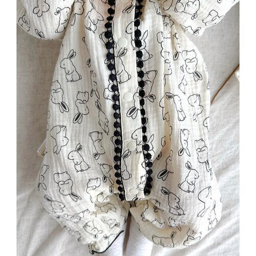 Baby Spring and Autumn Set for Girls, Newborn to 100 Days Princess Coat, Autumn Super Cute and Sweet Outwear, Haha Climbing Suit