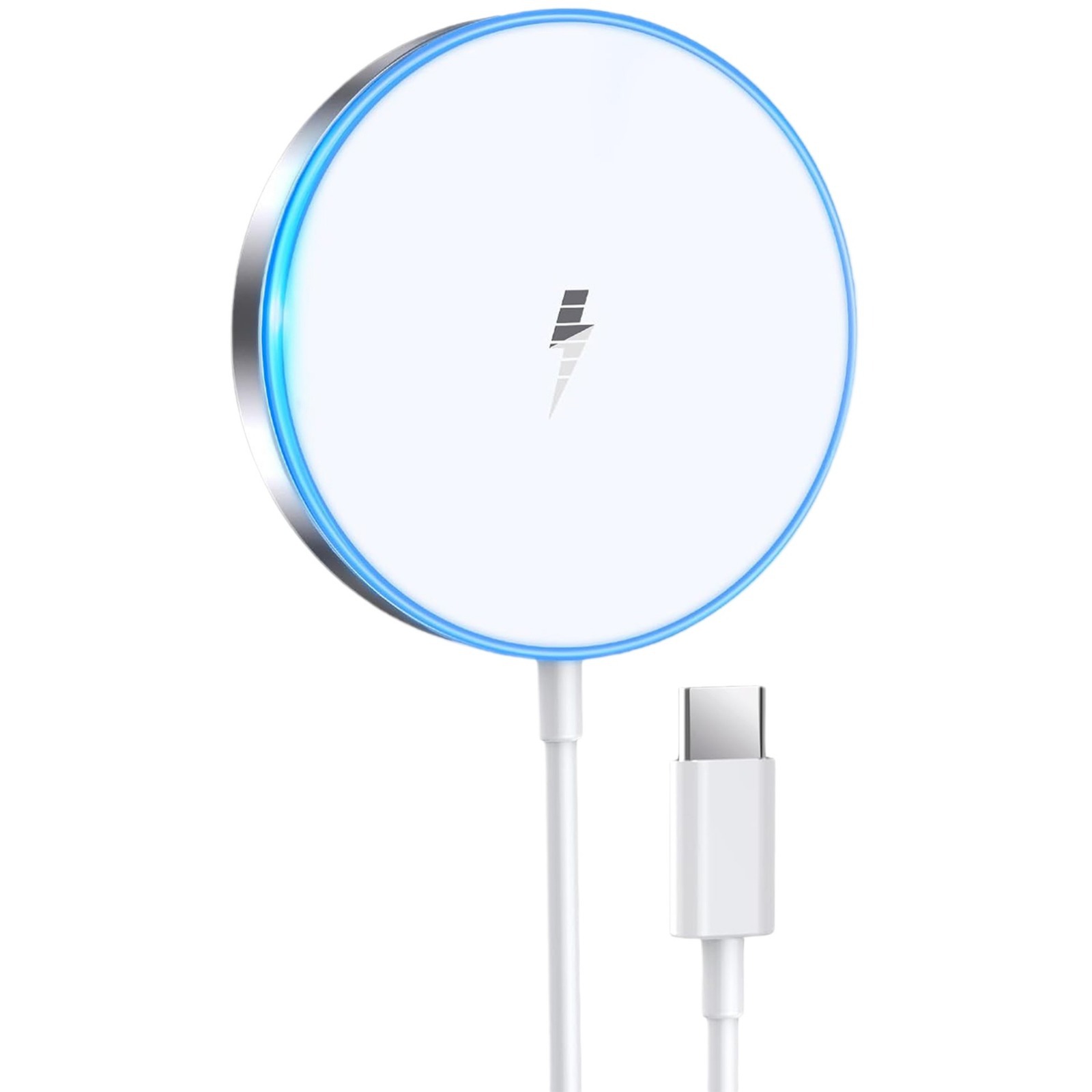 Caricabatterie wireless magnetico singolo - Prodotto di e-commerce molto popolare per telefoni_voghion.com