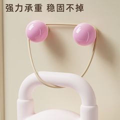 磁吸背式彩珠挂钩批发创意门后衣帽收纳挂架免打孔装饰挂衣钩