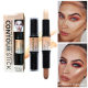 Cross-border double-head high-gloss concealer repair stick V-face stereo concealer repair stick two-color stereo concealer wholesale
