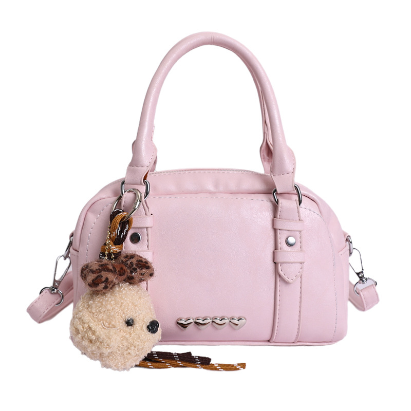 Bolso de mano coreano sensación cotidiana para mujeres 2026 primavera nuevo retro bolso de almohada de hombro para viajar bolso de mujer