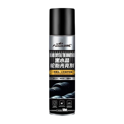 Car Tire Brightener, Tire Wax, No-Wash Cleaning, Decontamination, Long-Lasting Polishing, Maintenance, Renovation, Anti-Cracking, Nourishing and Long-Lasting (Cleaning/curing agent) - for-large-quantities-please-contact-customer-service-tire-brightener-580ml