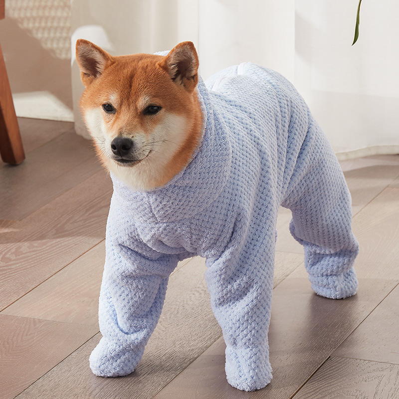 ペット吸水タオル犬猫ペットショップ入浴大型厚手バスローブソフト速乾ペットバスタオル|undefined