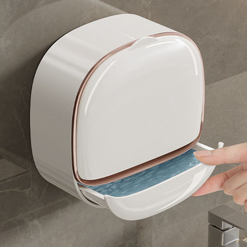 Soap Box Hole-Free Wall-Mounted High-End Drainage Storage Bathroom Shower Soap Rack