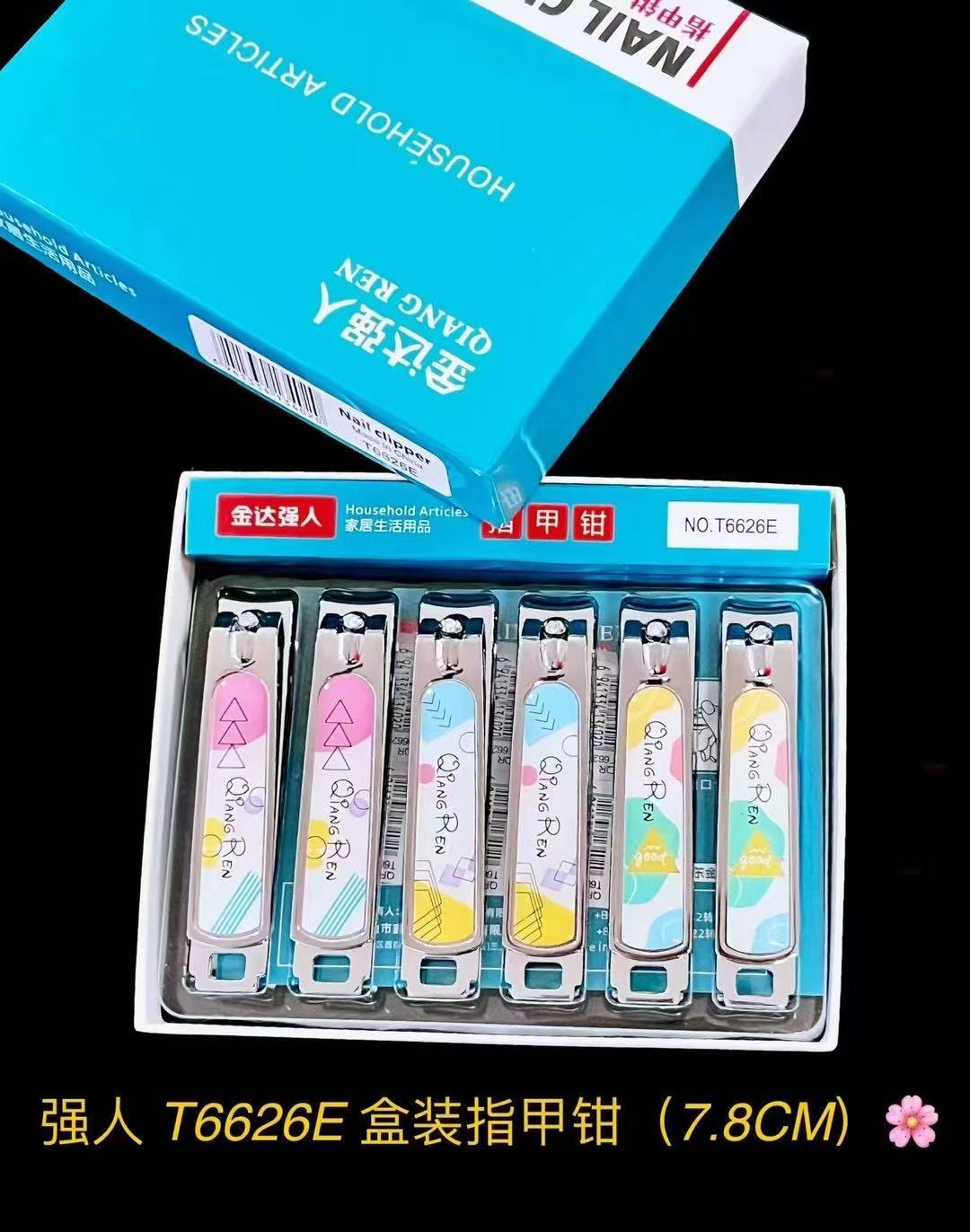 Cuchillos de uñas Jinda Strong 100 cortadores de uñas grandes, medianos y pequeños, cortaúñas de boca plana y cortaúñas de boca oblicua al por mayor