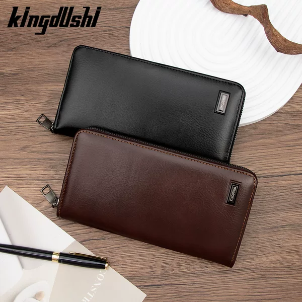 Cross-Border Men's Wallet Clutch Bag Business Multi-Card Slot Bank Card Coin Purse Multifunctional Clutch Bag Credit Card