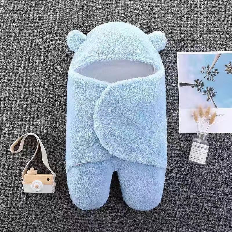 Bebé abraza bolsa de dormir otoño-invierno engrosado frío y cálido recién nacido paquete de salida - mes