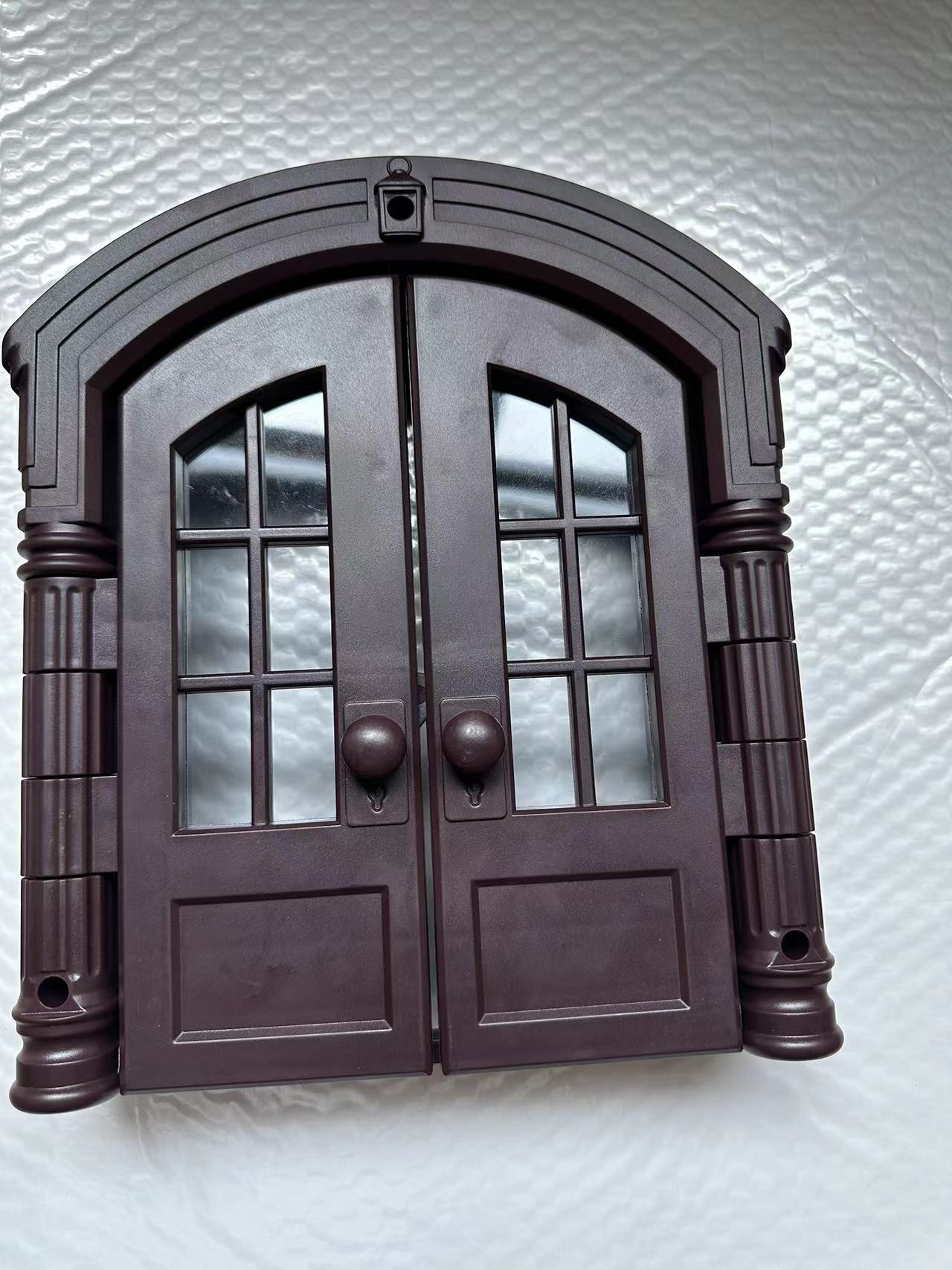 Suministro transfronterizo nuevo gato perrera gato puerta perro agujero no Flip puerta parada mascota puerta gato francés