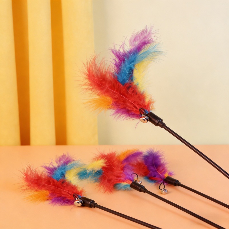 Varita de Plumas para Gatos de Pluma Interactivo para Gatos