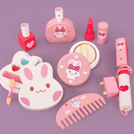 Girl Play House dressing table baby dressing table play house makeup toys wooden simulation educational imitation toys