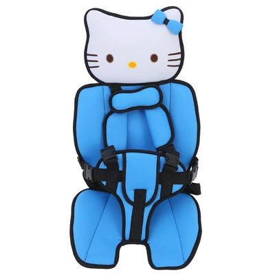 Electric car cushion Vehicle Electric Tricycle Seat - blue-cat-head-cushion