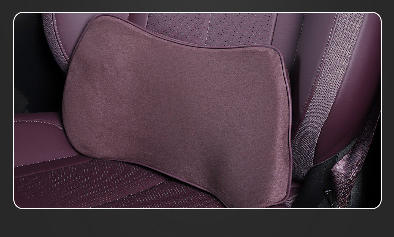 Suitable for Nio Et5T Ec6 Es6 Suede Headrest Lumbar Seat Back Cushion Neck Pillow Car Interior Accessories