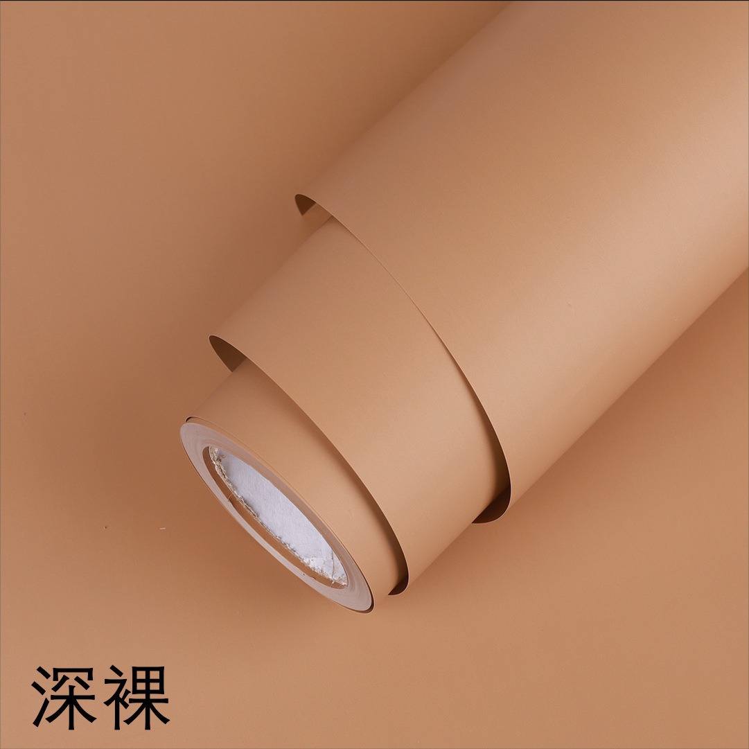 Material de embalaje floral 7.8s color sólido mate mate mate mañana niebla OPP rollo papel de embalaje de flores diy floristería papel de embalaje de ramo