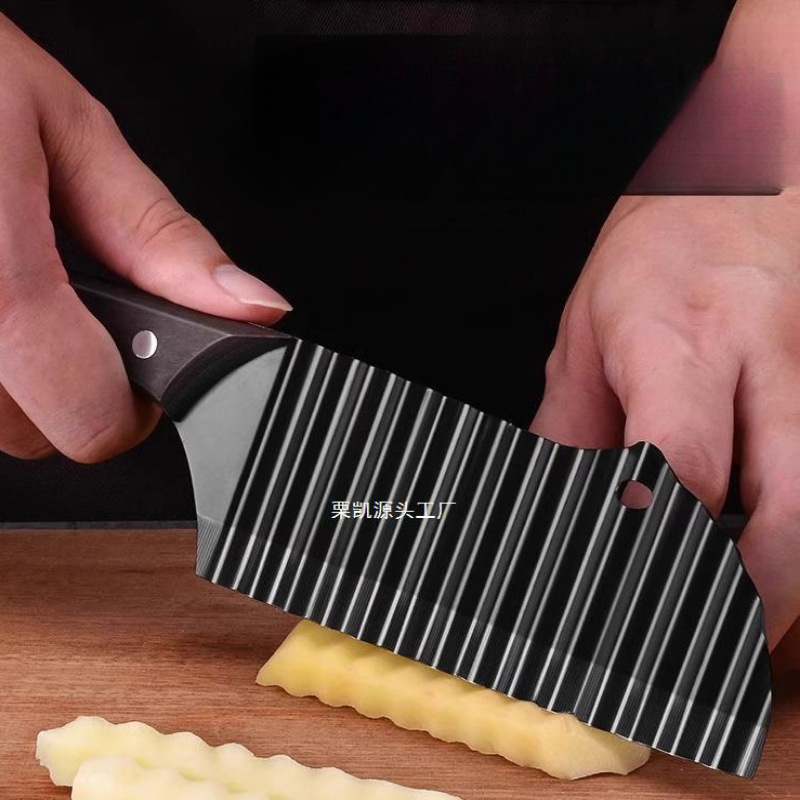 304 Wolf Teeth Potato Knife Multifunctional Commercial Wave Knife…