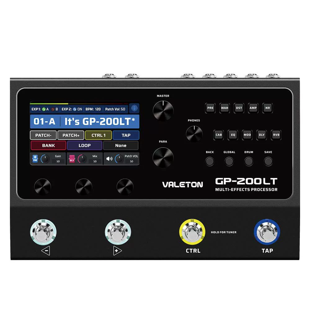 VALETON GP200LT multi -effect processor multi -effect pedal with expression pedal FX circuit MIDI I/