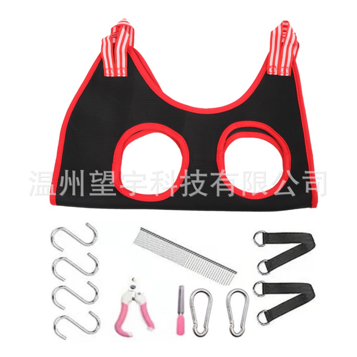 블랙 레드 + 크로스 보더 액세서리