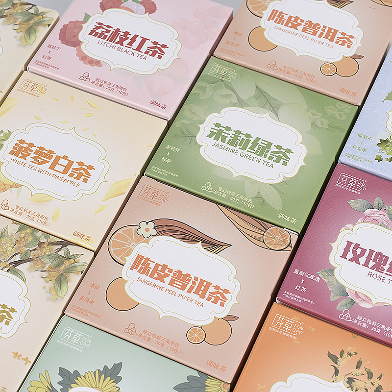 Floral Blended Tea Assorted Flower Tea Bags Cold Brew Hot Brew 25g preparation