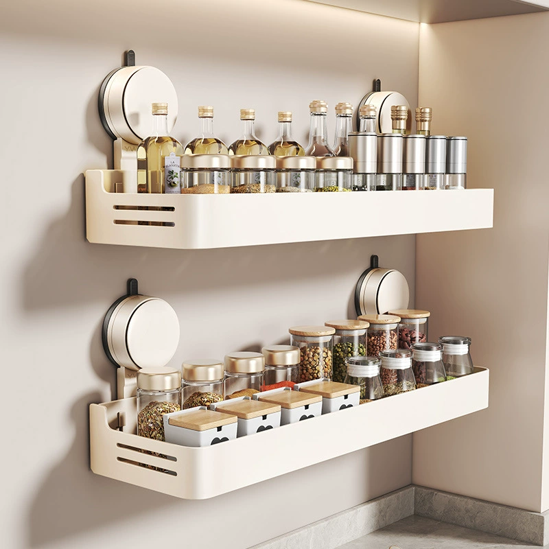 Spice Rack Wall-mounted Storage Rack No-drill Kitchen from Yomiego