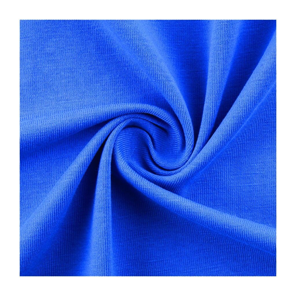 冰瓷棉 40S支全棉奥代尔170g 针织面料 莱卡T恤短袖打底 弹力汗布