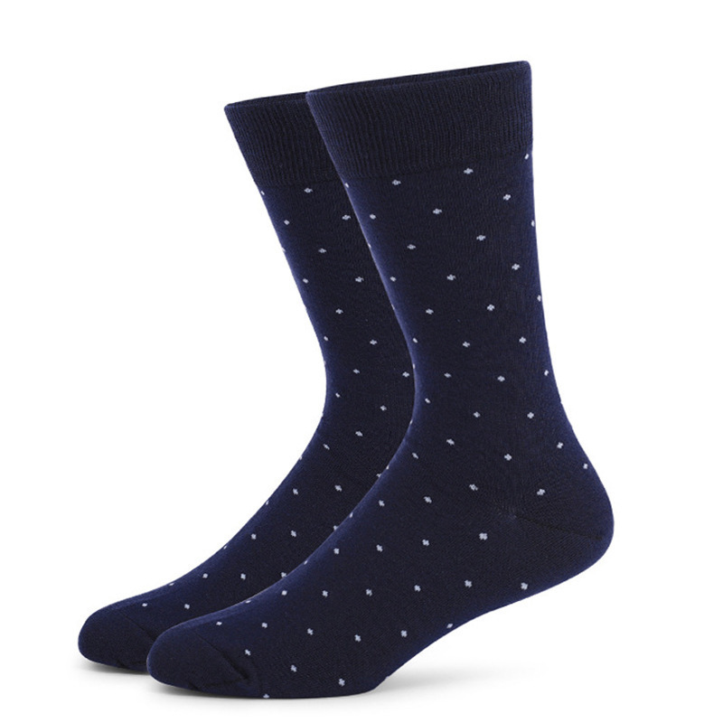 Amazon tamaño transfronterizo 47 calcetines europeas y americanas de negocios caballeros vestidos medias estriadas calcetines de negocios vintage