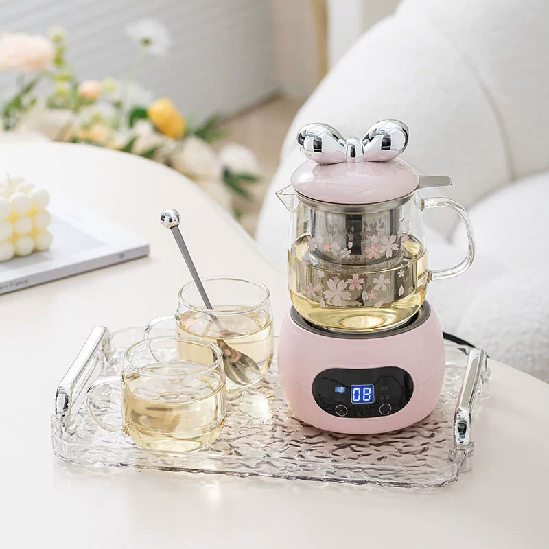Мини-горшок для здоровья дома многофункциональный офис маленький стеклянный электрический чайник для одного человека