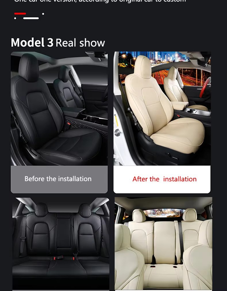 Car Seat Covers, Full Leather, Custom-Made, Special Car Covers, 25 New Models, Leather Seat Cushions, Universal for All Seasons, Fully Enclosed Seat Covers