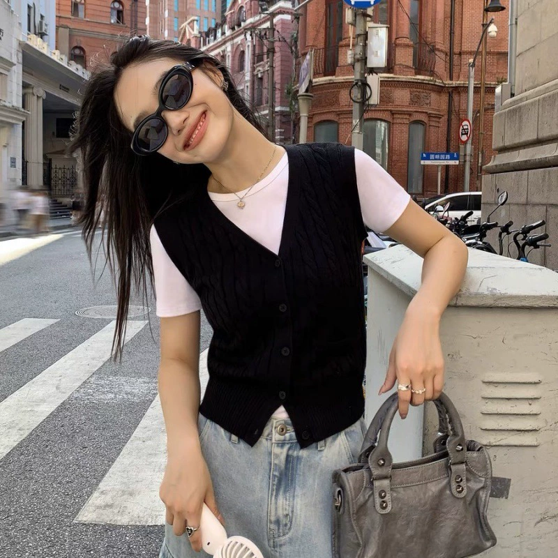 24 весенний новый серый кружевной кардиган с V-образным вырезом