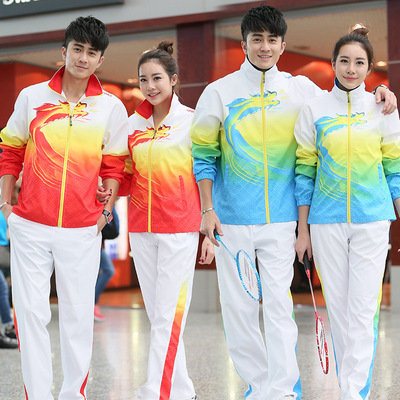中國隊運動服套裝男女體育員出場團體服奧運會跆拳道領獎龍服定制