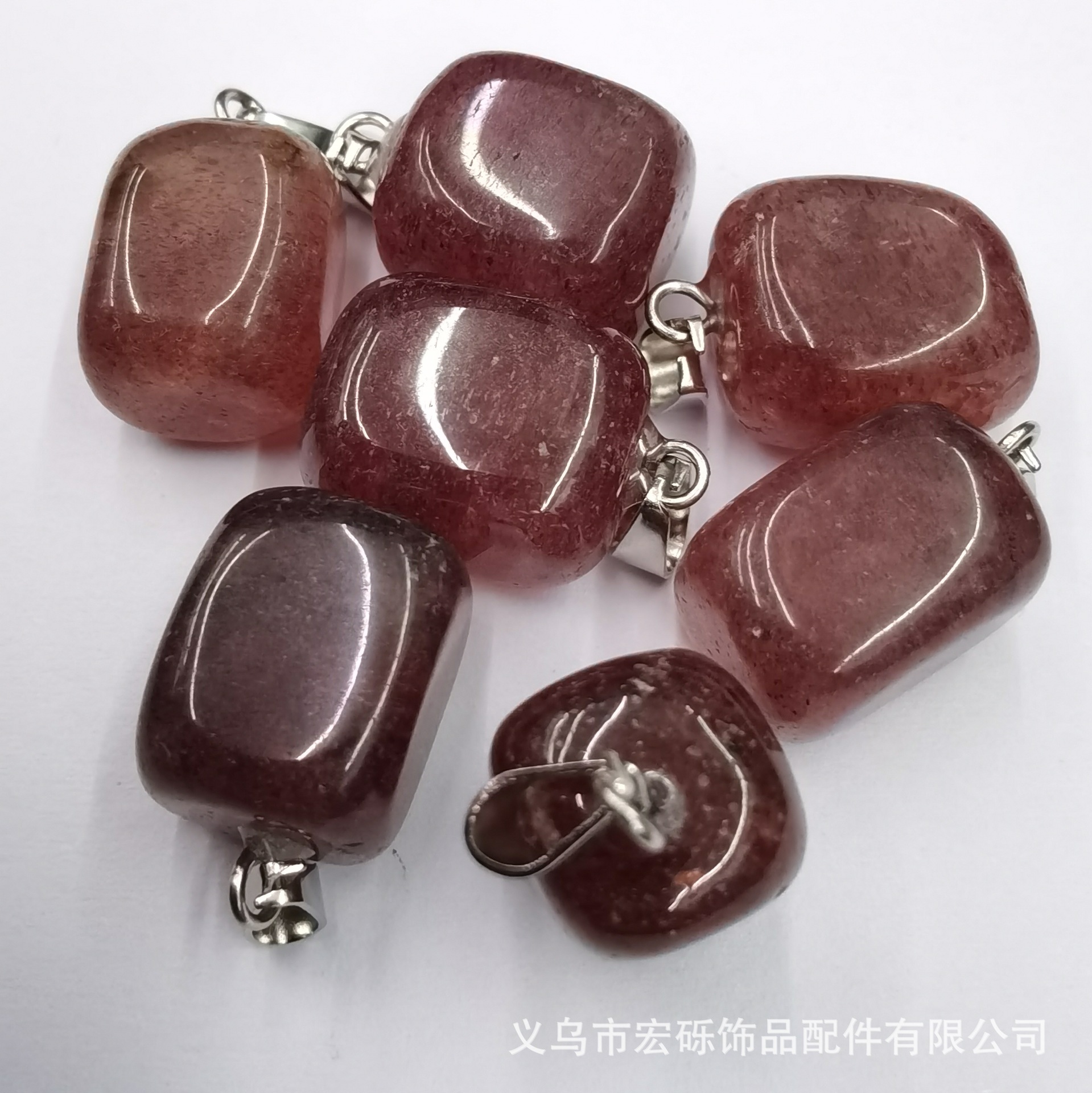 Fábrica directa piedra rodante de cristal de ágata natural irregular irregular colgante amorfo accesorios accesorios accesorios al por mayor