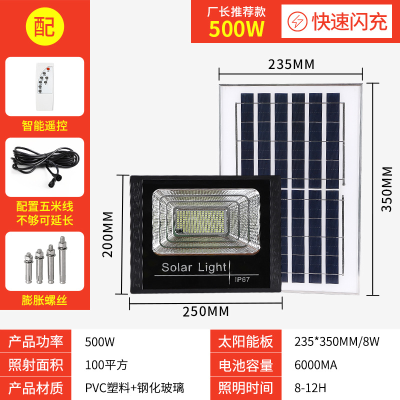 Foco solar LED impermeable para exteriores, luz de inundación de carretera y jardín, fabricante Zhongshan Lighting