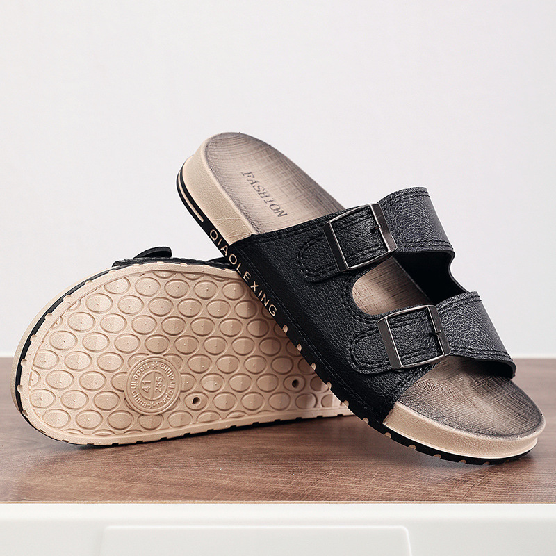 [블랙 가죽 패턴] 패셔너블하고 활용도가 높은 미끄럼 방지 업그레이드 버전