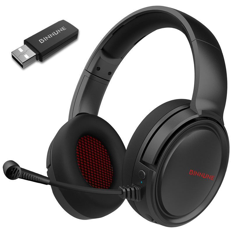 Binnune Bw02 Wireless Gaming Headset Stereo 2.4g Bluetooth Dual-Mode Ps4×Box