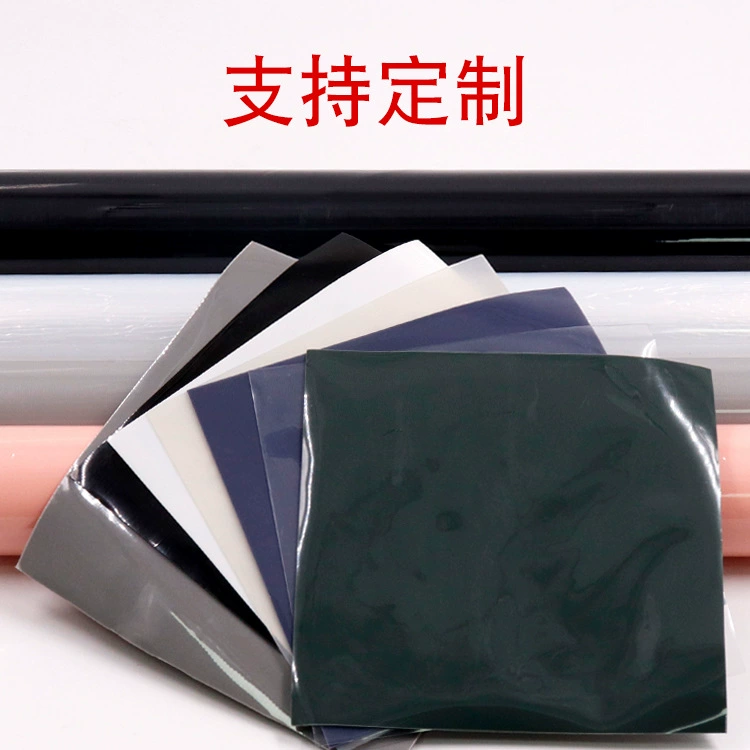 Huaqi черная односторонняя матовая силиконовая плита в катушке, жаропрочная силиконовая лента для промышленной изоляции, огнестойкая силиконовая кожа