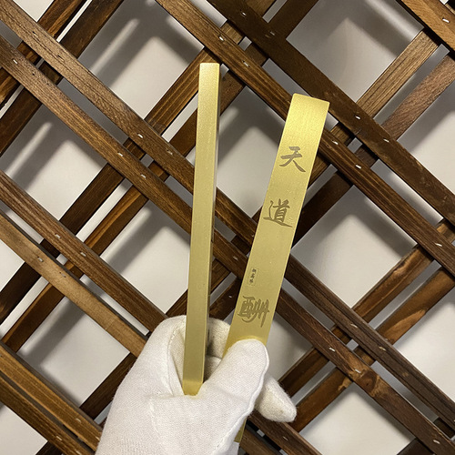 Pure copper ruler pair of paperweight calligraphy ruler brass student trumpet Chinese style book pressure ruler paperweight paperweight