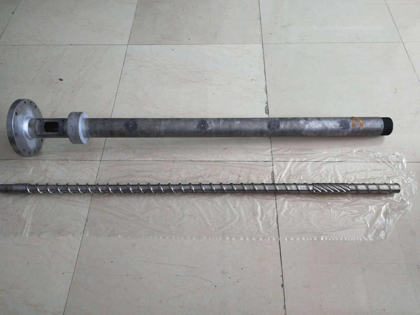 片材挤出机 螺杆炮筒 Φ60挤出机螺杆料筒