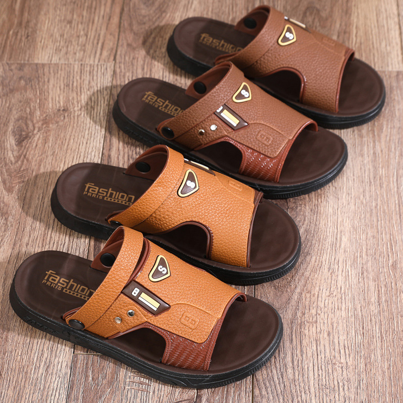 2025 verano nuevo estilo ropa exterior transpirable y resistente al desgaste sandalias y zapatillas de suela suave antideslizantes zapatos casuales para hombres tendencia