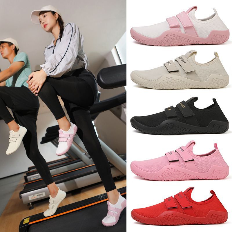 Men's squat weightlifting hard pull shoes women's indoor comprehensive sports fitness shoes mute yoga shoes treadmill special shoes